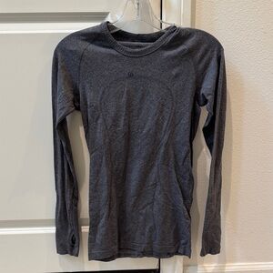 Lululemon Gray Long Sleeve Shirt